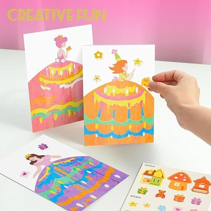 Rainbow Dot Painting Art Kits (105 pcs / 3 Box)